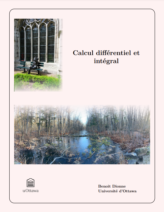 Page couverture du manuel